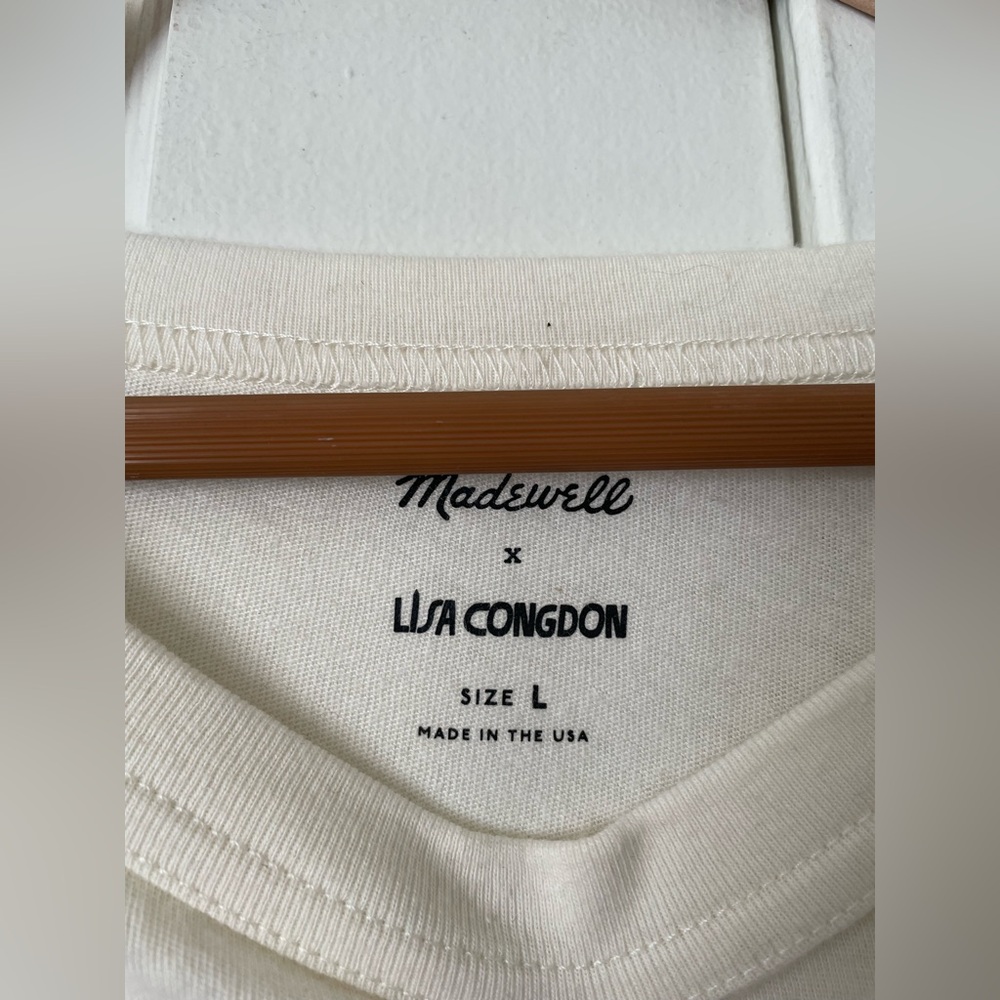 Madewell x Lisa Congdon Love To All Pride Perfect Vintage Tee • NWT - Picture 6 of 7